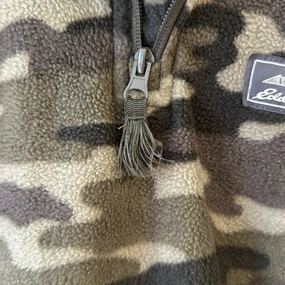 Eddie Bauer Camouflage Fleece Sweatshirt Boys Size Small or 7/8 - Picture 7 of 12